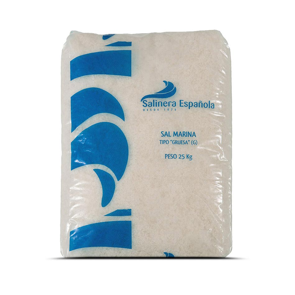 Sal gruesa del Mediterráneo saco 25kg